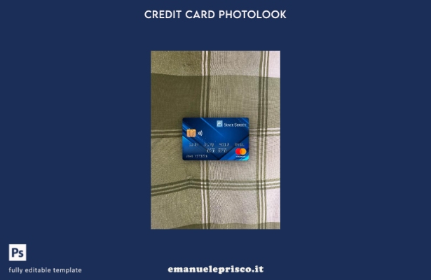modello frontale photolook mastercard della banca USA State Street Corporation i